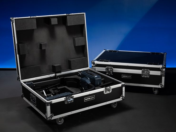 It comes in a protective rolling flight case