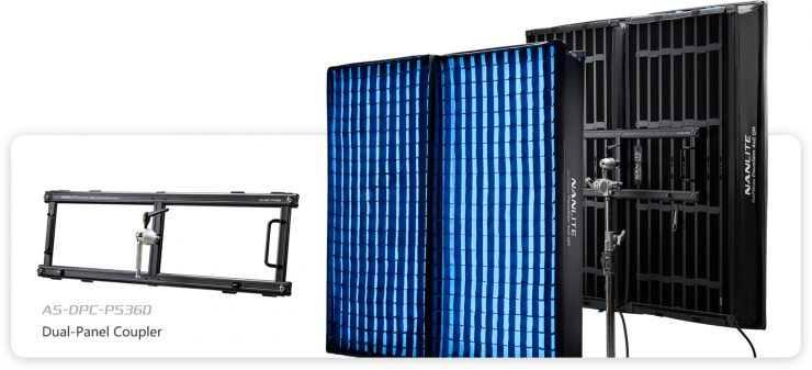 Nanlite AS-DPC-PS360 Dual-Panel Coupler frame