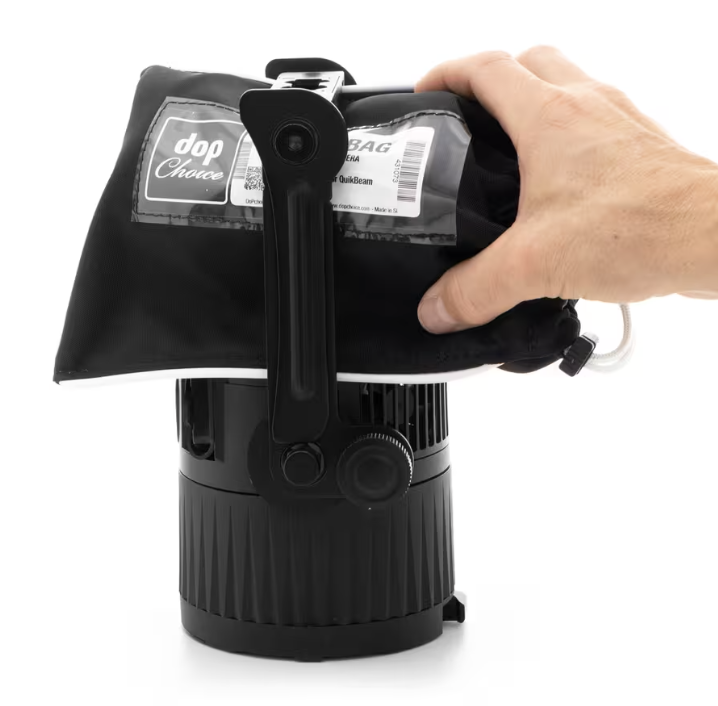 DoPchoice SNAPBAG Round light-shaper folded inside its durable black storage pouch